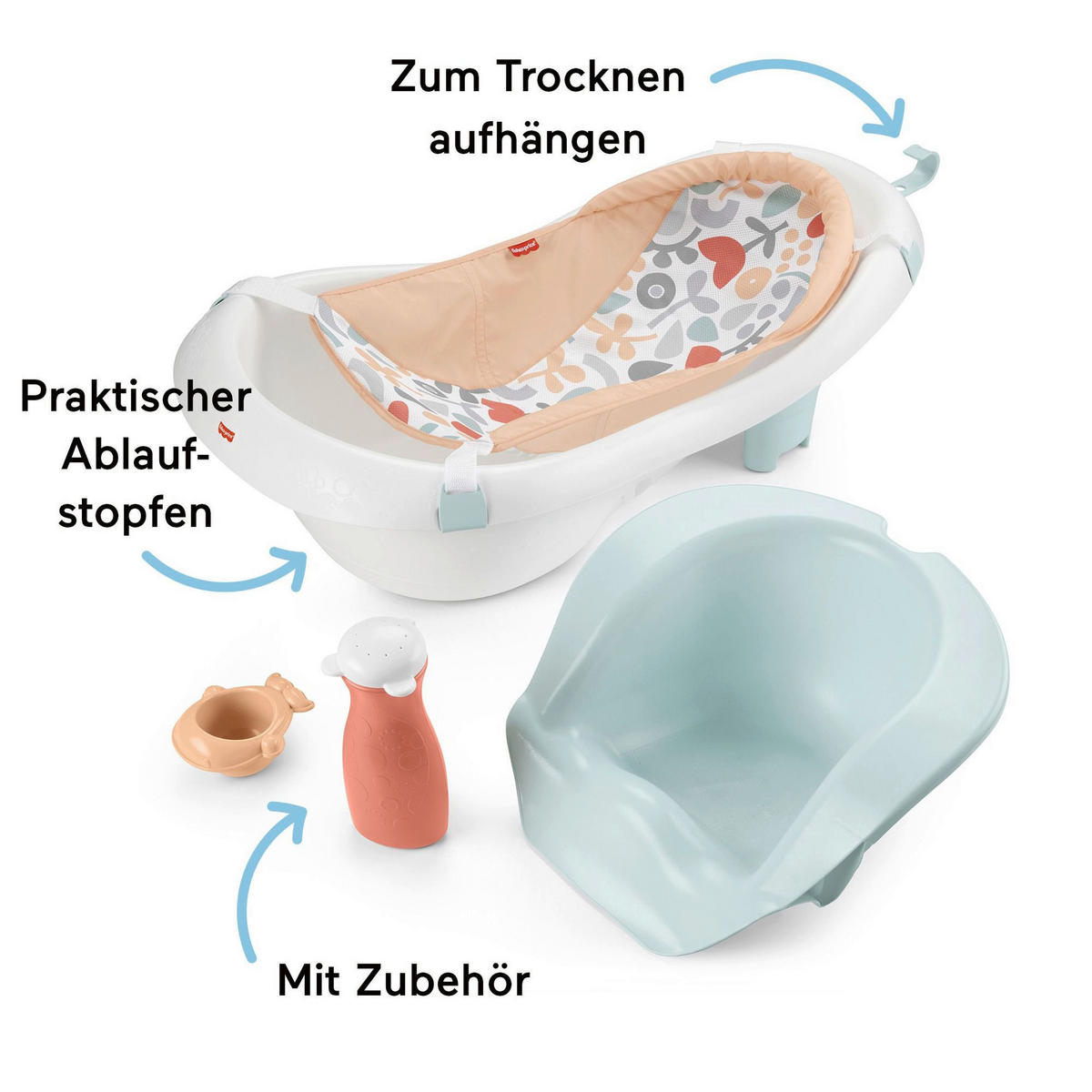 BABYBADEWANNE  - Multicolor, Basics, Kunststoff (21,50/77/45cm) - Fisher Price