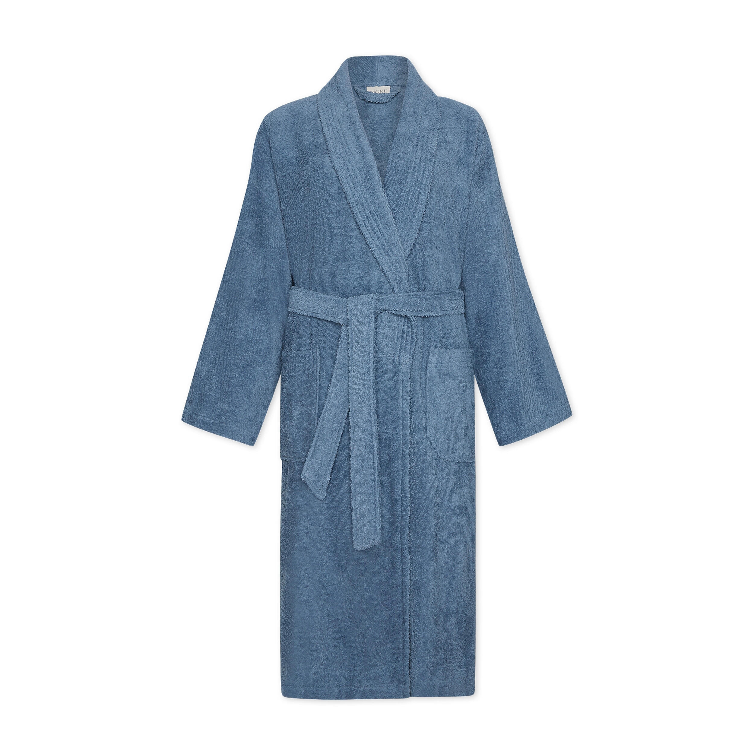 BADEMANTEL L Unisex  - Blau, Basics, Textil (Lnull) - Moeve