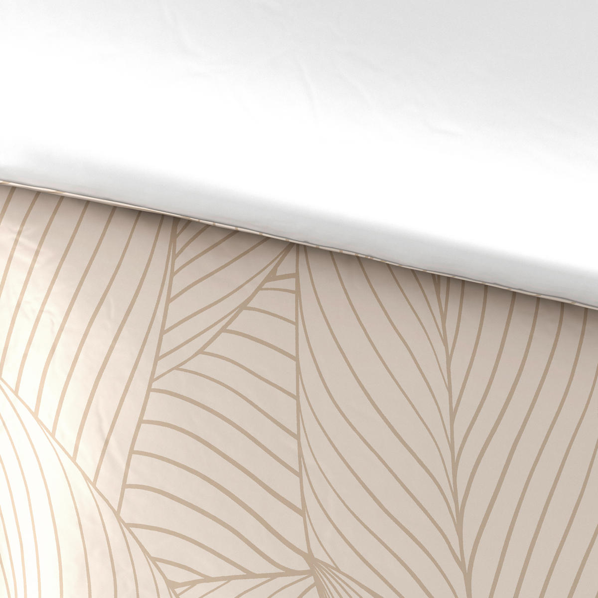 POSTELJINA SA DVA LICA SANDY 200/200 cm saten sivobraon  - sivobraon, Konvencionalno, tekstil (200/200cm) - Esposa