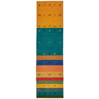 ORIENTTEPPICH 80/300 cm Reichtum der Stille Multicolor, Goldfarben  - Goldfarben/Multicolor, KONVENTIONELL, Textil (80/300cm) - Cazaris