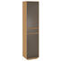 GARDEROBENSCHRANK 44/193/37 cm - Eichefarben/Dunkelbraun, Design, Holz/Holzwerkstoff (44/193/37cm) - Novel GARDEROBENSCHRANK 44/193/37 cm - Eichefarben/Dunkelbraun, Design, Holz/Holzwerkstoff (44/193/37cm) - Novel