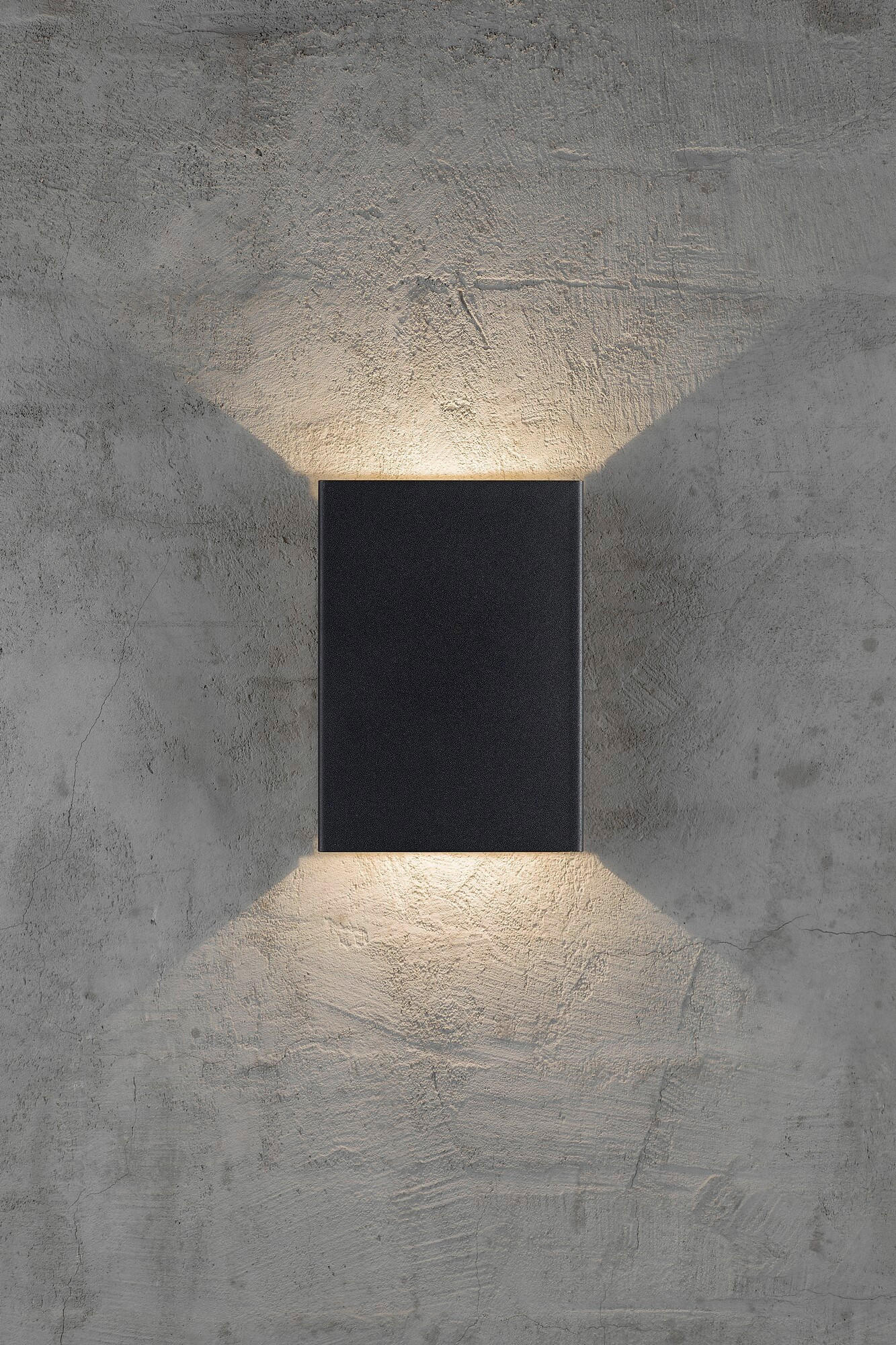 AUßENWANDLEUCHTE 14,8/21/4,5 cm   - Schwarz, KONVENTIONELL, Metall (14,8/21/4,5cm) - Nordlux