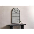 WANDSPIEGEL 60/100/3,5 cm    in Freiform  - Schwarz, Trend, Glas/Metall (60/100/3,5cm) - Xora