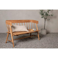 GARTENBANK 58/85/132 cm Teakholz   - Teakfarben, KONVENTIONELL, Holz (58/85/132cm) - Gardenson