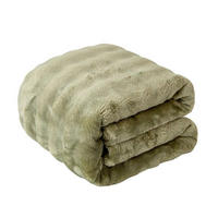 TAKARÓ  - barna/sötétszürke, Design, textil (200/150/5cm)