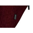 ECKSOFA in Chenille Rot 205/280 cm - Rot/Schwarz, Design, Textil/Metall (205/280cm) - Xora