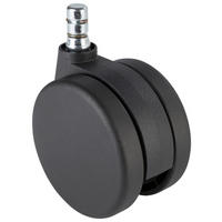 HJUL TILL SNURRSTOL 5 delar  - svart, Basics, metall/plast (5,2/8,3/7,5cm) - MID.YOU