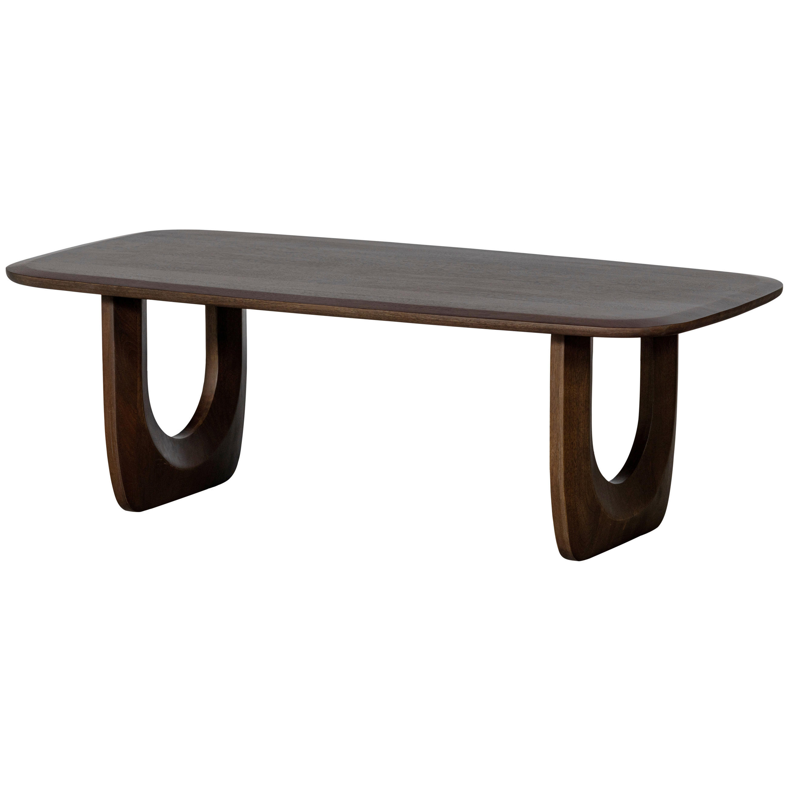 COUCHTISCH Frequent Mangoholz massiv 120/60/40 cm rechteckig Walnussfarben  - Walnussfarben, Design, Holz (120/60/40cm) - Livetastic