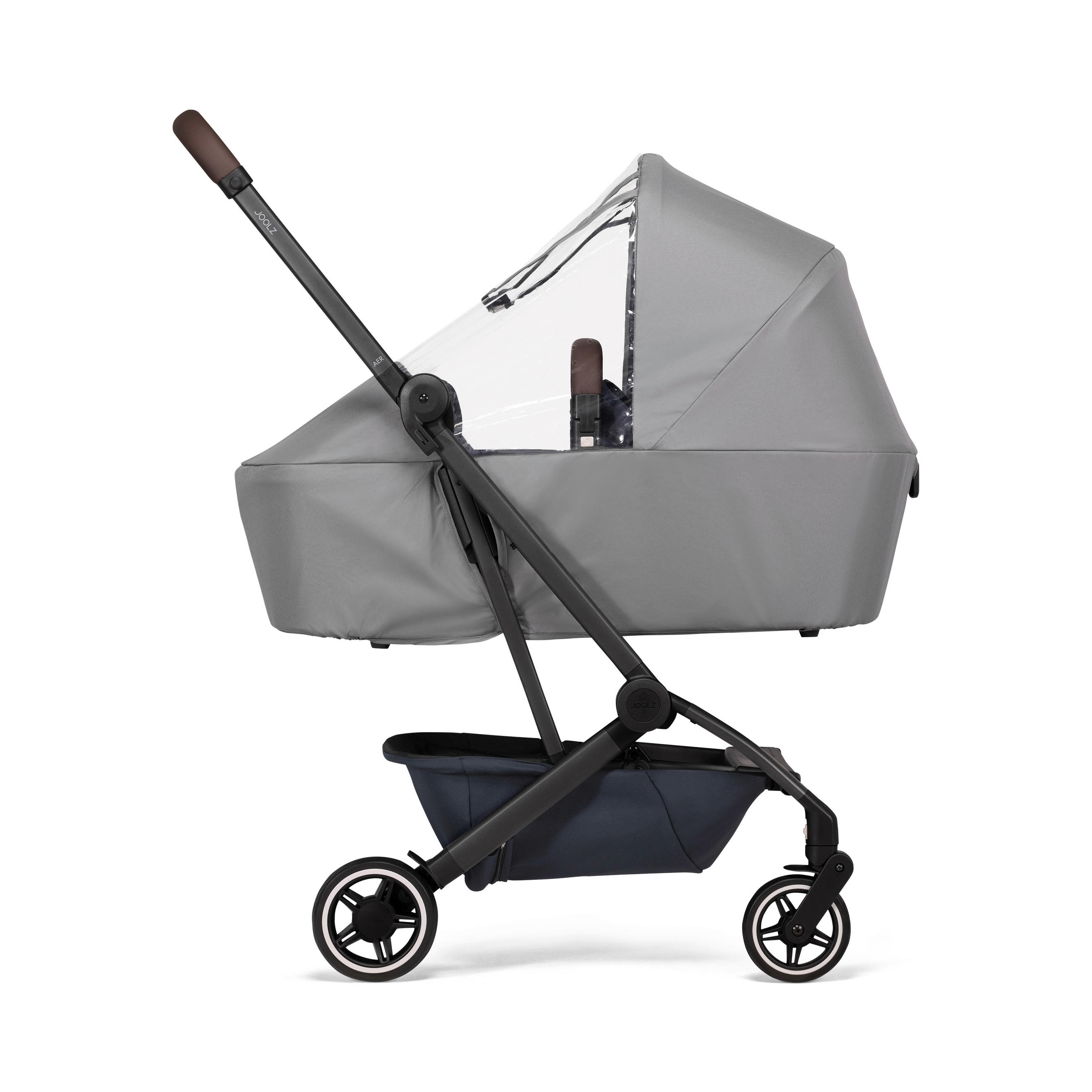 REGENVERDECK Aer+  - Transparent/Silberfarben, Basics, Kunststoff (27/19/4cm) - Joolz