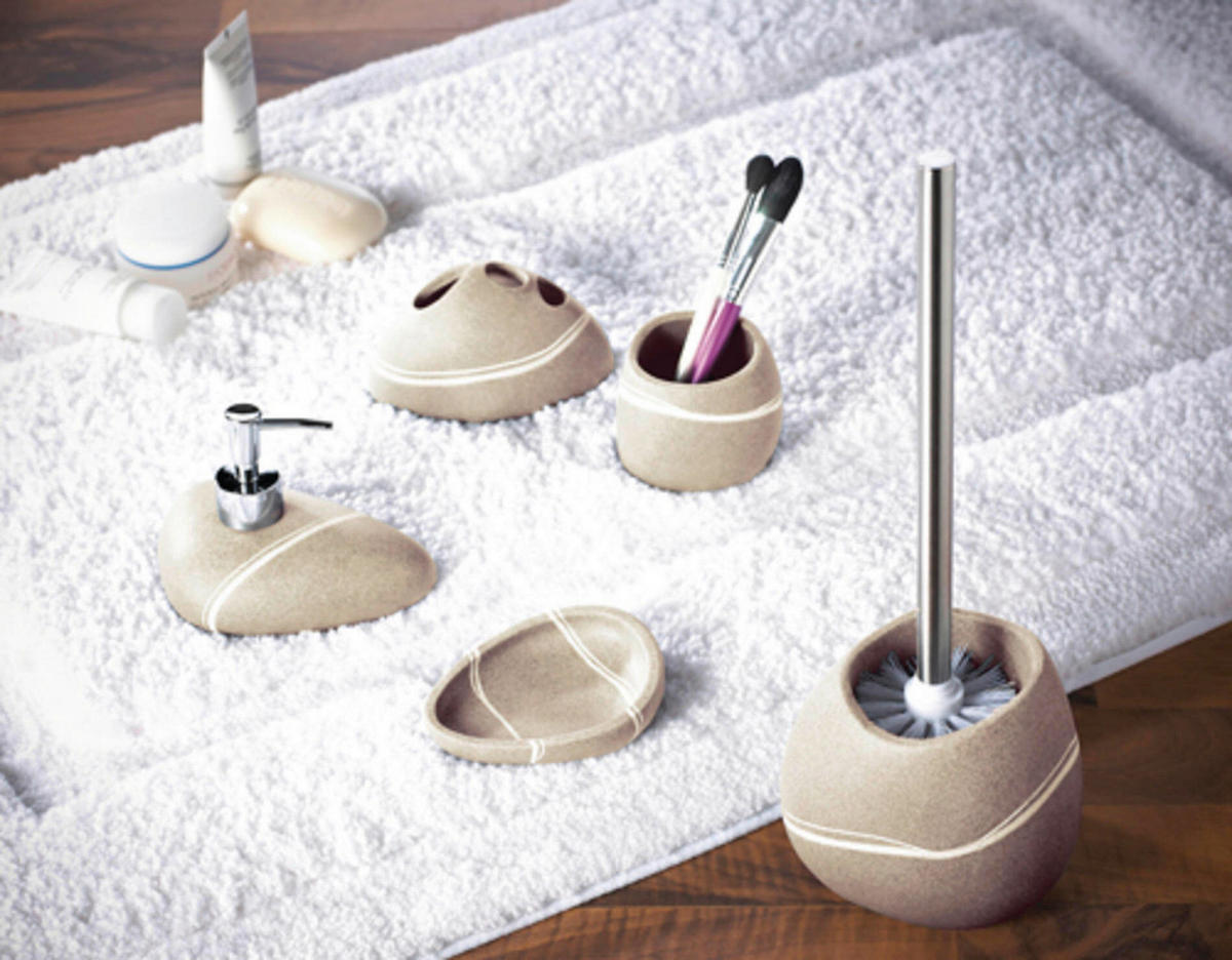 WC ŠTĚTKA - barvy chromu, Basics, kov/plast (13/37/11,5cm) - Sadena