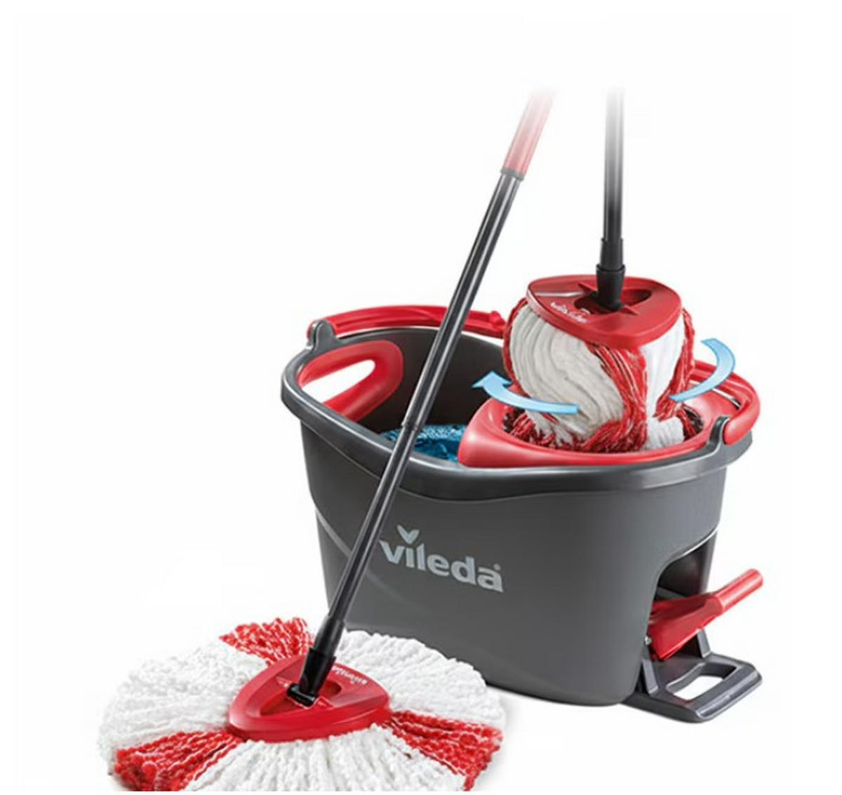 FELMOSÓSZETT - piros/többszínű, Basics, műanyag/textil (2,9kg) - Vileda