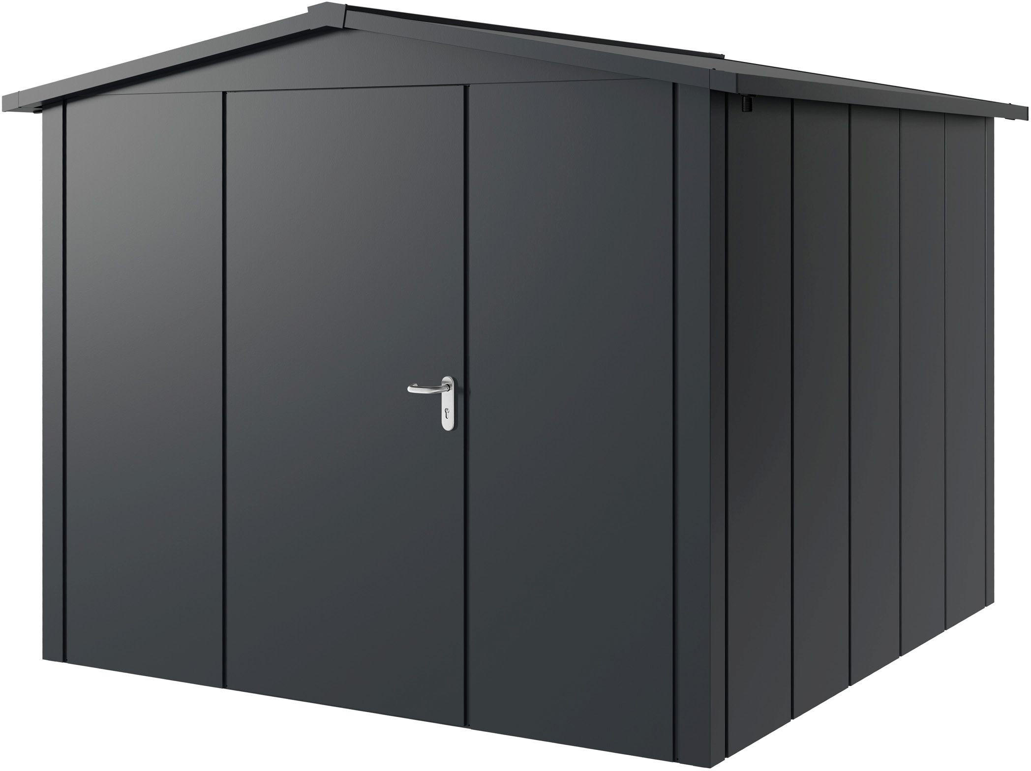 GERÄTEHAUS 285/227/277 cm  - Anthrazit, Basics, Metall (285/227/277cm) - Hörmann