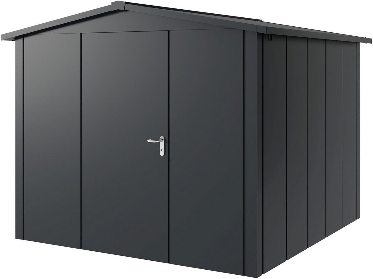 GERÄTEHAUS 285/227/277 cm  - Anthrazit, Basics, Metall (285/227/277cm) - Hörmann