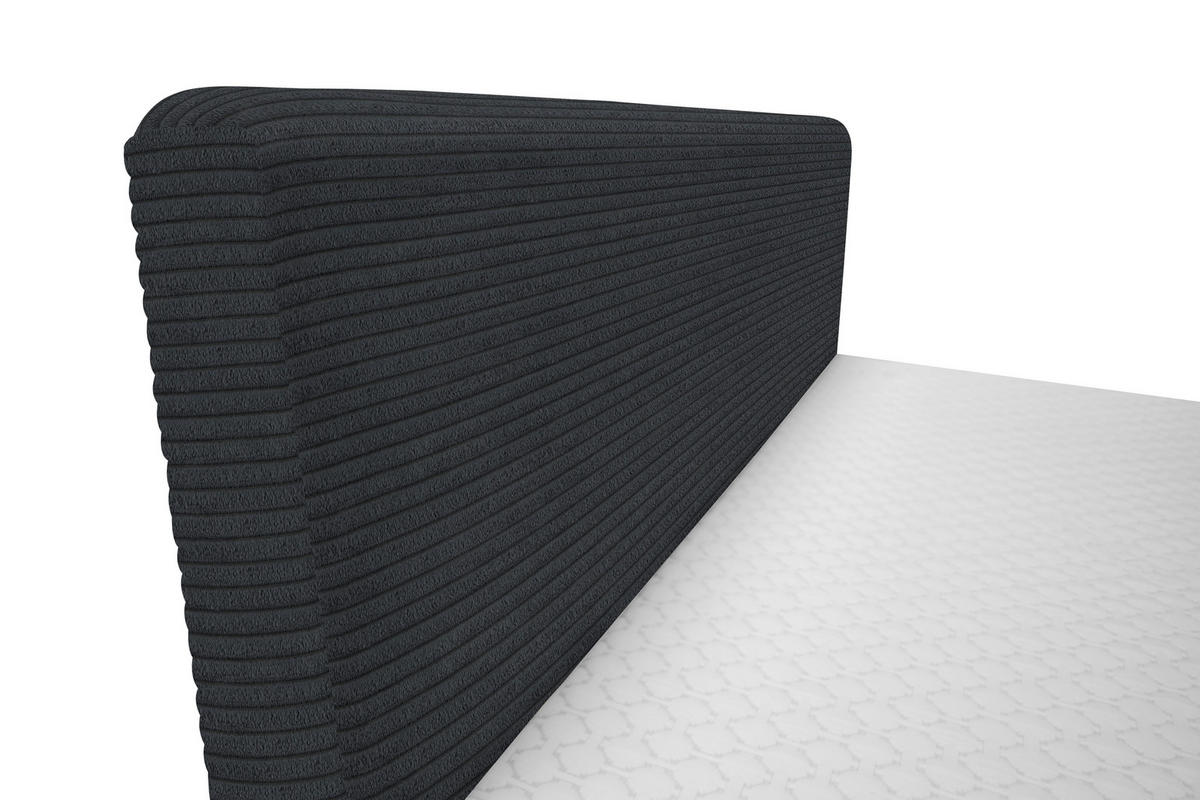 BOXBETT 140/200 cm  in Schwarz  - Schwarz, Design, Holz/Holzwerkstoff (140/200cm) - Xora
