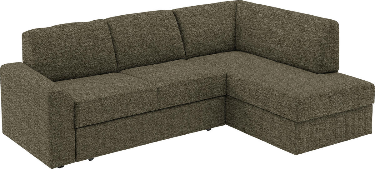 SEDEŽNA GARNITURA, tkanina svetlo rjava  - svetlo rjava/črna, Konvencionalno, umetna masa/tekstil (224/165cm) - Xora