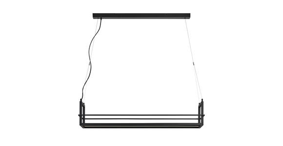 LED-HÄNGELEUCHTE Bury 118/22/150 cm  - Schwarz, Design, Metall (118/22/150cm) - Novel