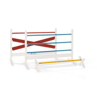 HINDERNISPARCOUR JUMPER Blau, Gelb, Rot  - Blau/Gelb, Basics, Holz (92/67/50cm) - Pinolino
