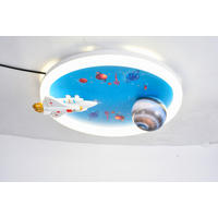 OTROŠKA STROPNA LED-SVETILKA - Design, kovina/umetna masa (50/15/50cm)