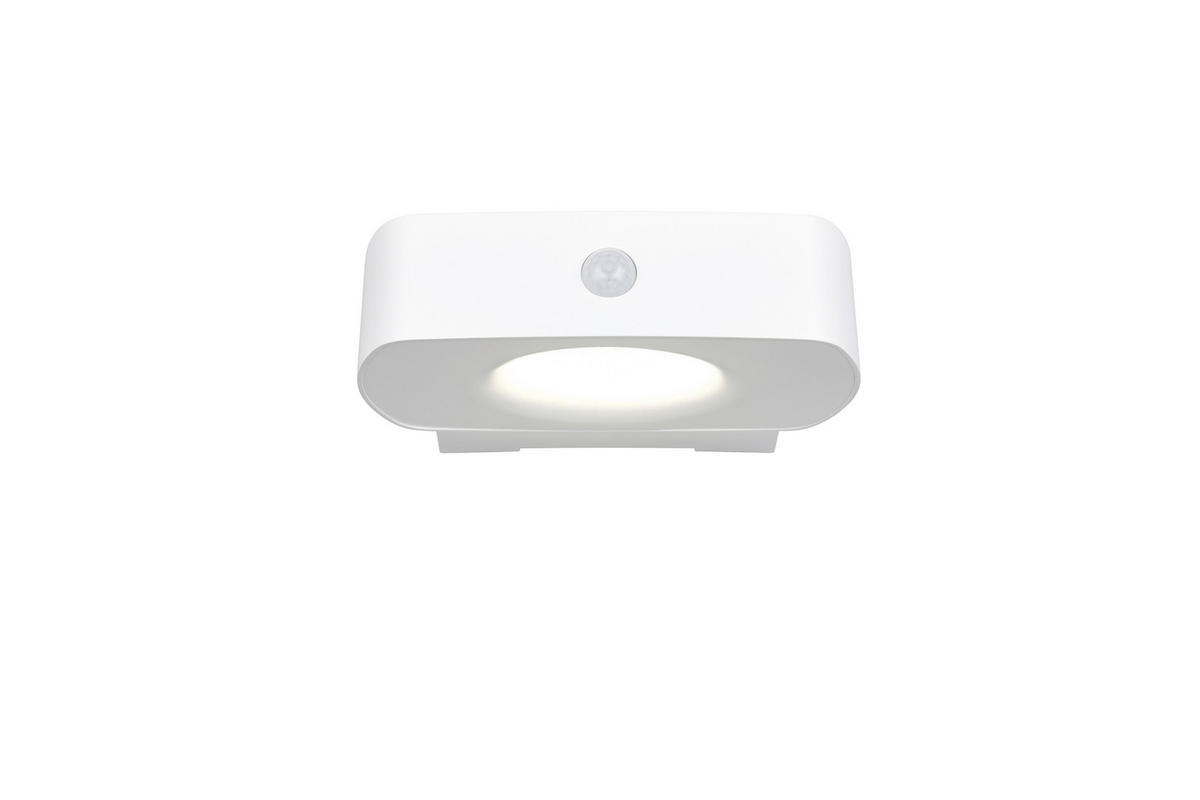 VÄGGLAMPA FÖR UTOMHUS - vit, Design, plast (21,5/6/15,5cm)