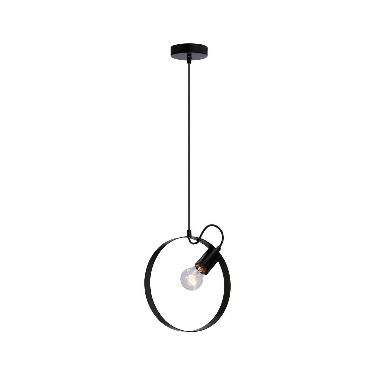 PENDELLEUCHTE 3/25/100 cm  - Schwarz, Trend, Metall (3/25/100cm)