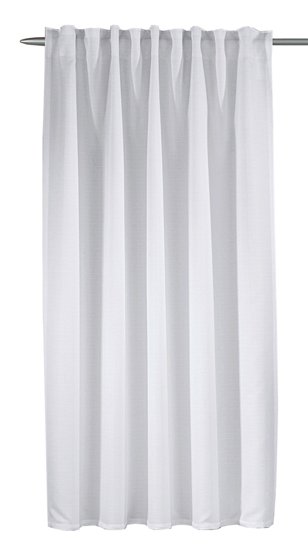 FERTIGVORHANG  blickdicht  175/135 cm   - Weiß, Basics, Textil (175/135cm)