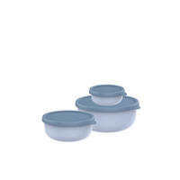 VORRATSDOSENSET 3-teilig  - Pastellblau/Hellblau, KONVENTIONELL, Kunststoff (19,6/19,4/8,3cm) - Mepal