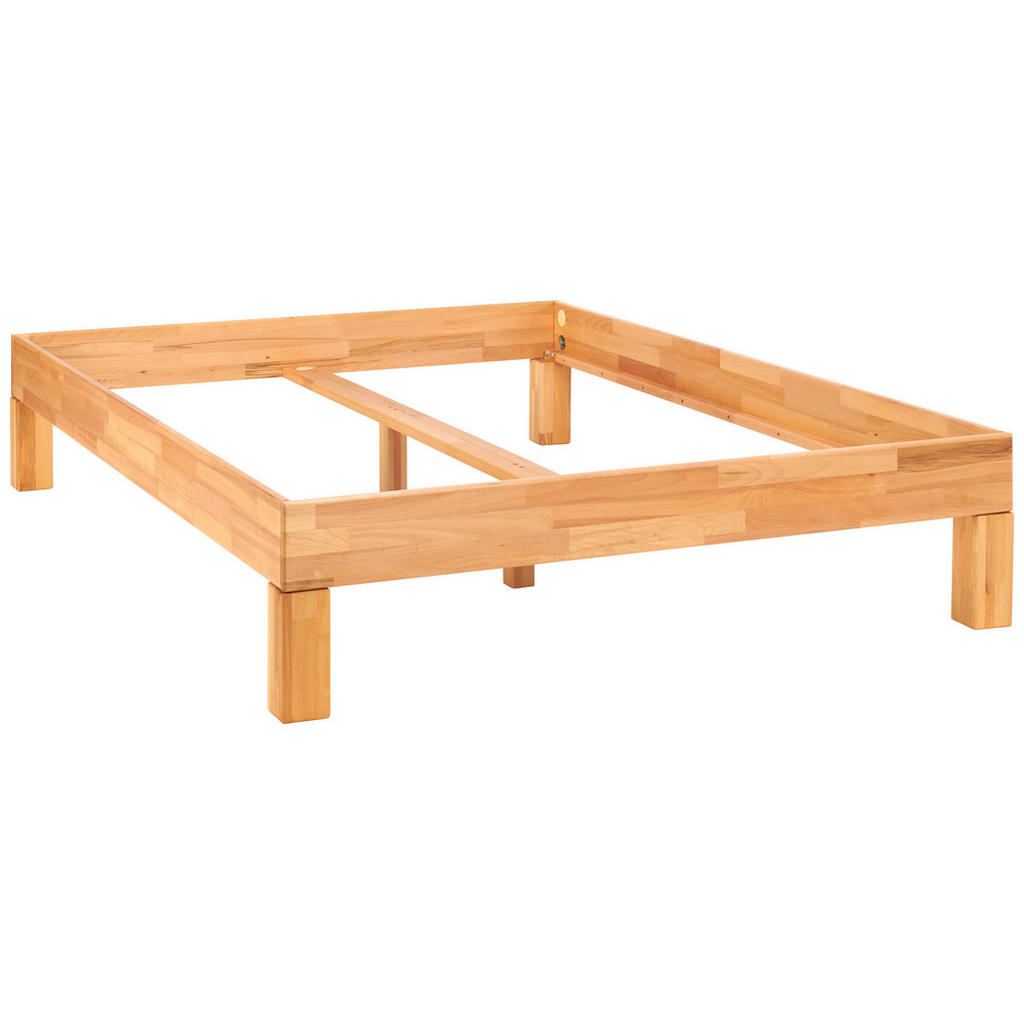 Thumbnail - Mid.you Futonbett, Kernbuche, Holz, Kernbuche, massiv, 140x200 cm, für Rollrost geeignet, Lattenrost geeignet, Schlafzim...