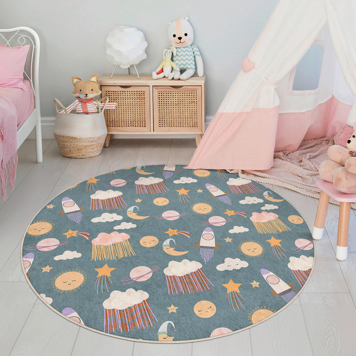 DETSKÝ KOBEREC, 150 cm viacfarebná - viacfarebná, Basics, textil (150cm)