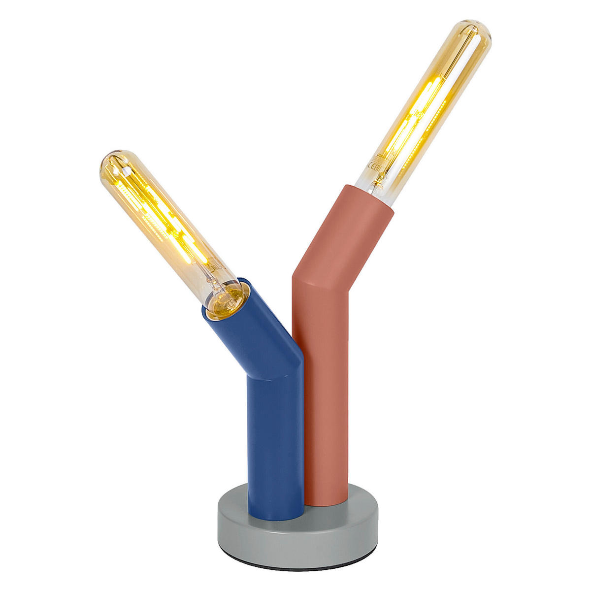 TISCHLEUCHTE 18/12/27,5 cm   - Design, Metall (18/12/27,5cm) - Osram