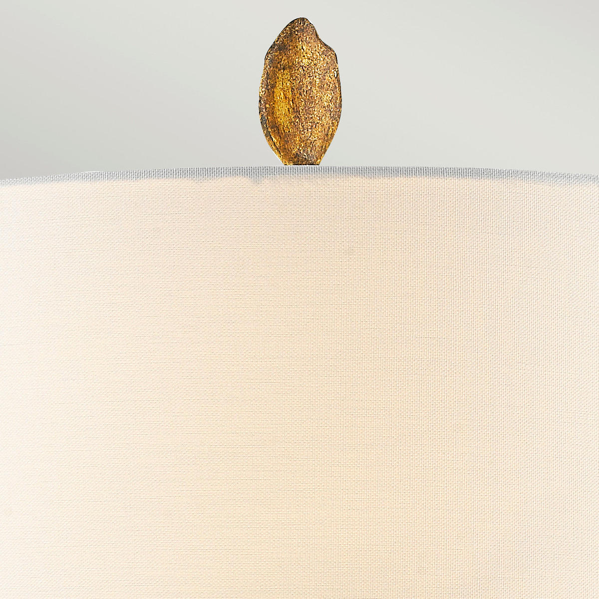 TISCHLEUCHTE - Weiss, Konventionell, Textil/Metall (35.5/66.2cm) - Elstead Lighting