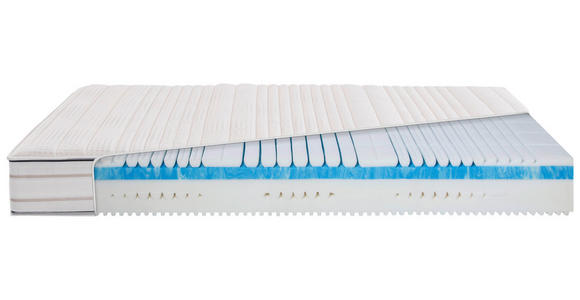 KALTSCHAUMMATRATZE Dream Deluxe 3D Premium 90/200 cm Höhe ca. 25 cm - Weiß, Basics, Textil (90/200cm) - Dieter Knoll