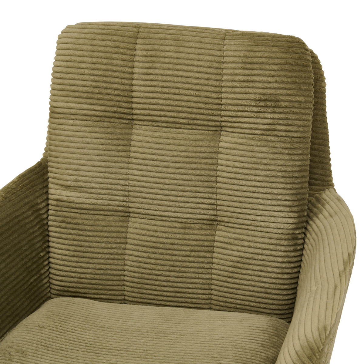 ARMLEHNSTUHL in Holz, Metall, Textil Grün  - Naturfarben/Grün, KONVENTIONELL, Holz/Textil (60/93/65,5cm) - Livetastic