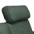 3-SITZER-SOFA  in Struktur Grün  - Schwarz/Grün, Design, Holz/Textil (196/85-104/95cm) - Novel