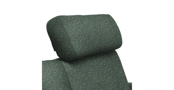 3-SITZER-SOFA  in Struktur Grün  - Schwarz/Grün, Design, Holz/Textil (196/85-104/95cm) - Novel