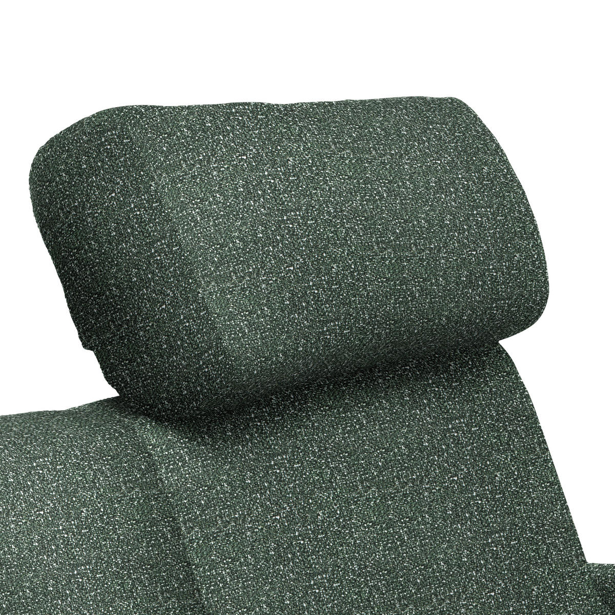 3-SITZER-SOFA Struktur Grün  - Schwarz/Grün, Design, Holz/Textil (196/85-104/95cm) - Novel