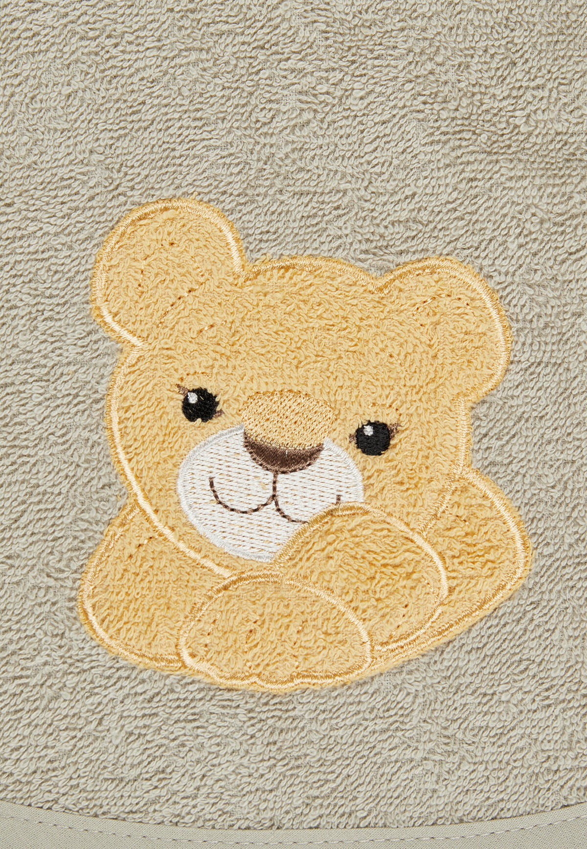 LÄTZCHEN Löwe Leo  - Mintgrau, Basics, Textil (38/26/0,5cm) - Sterntaler