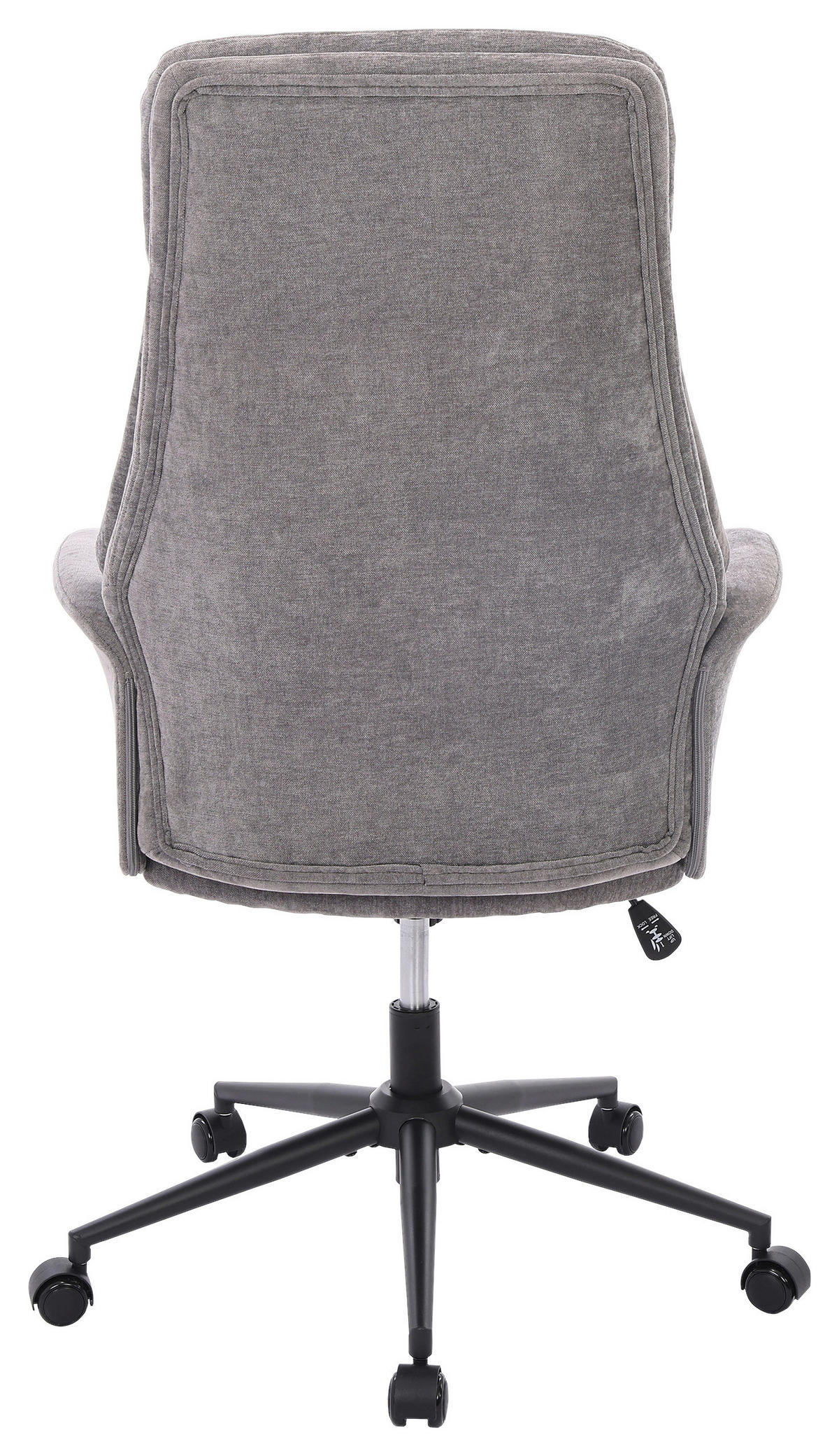 FORGÓSZÉK  zsenília szürke  - fekete/szürke, Modern, műanyag/textil (66/114/122/64cm) - Livetastic