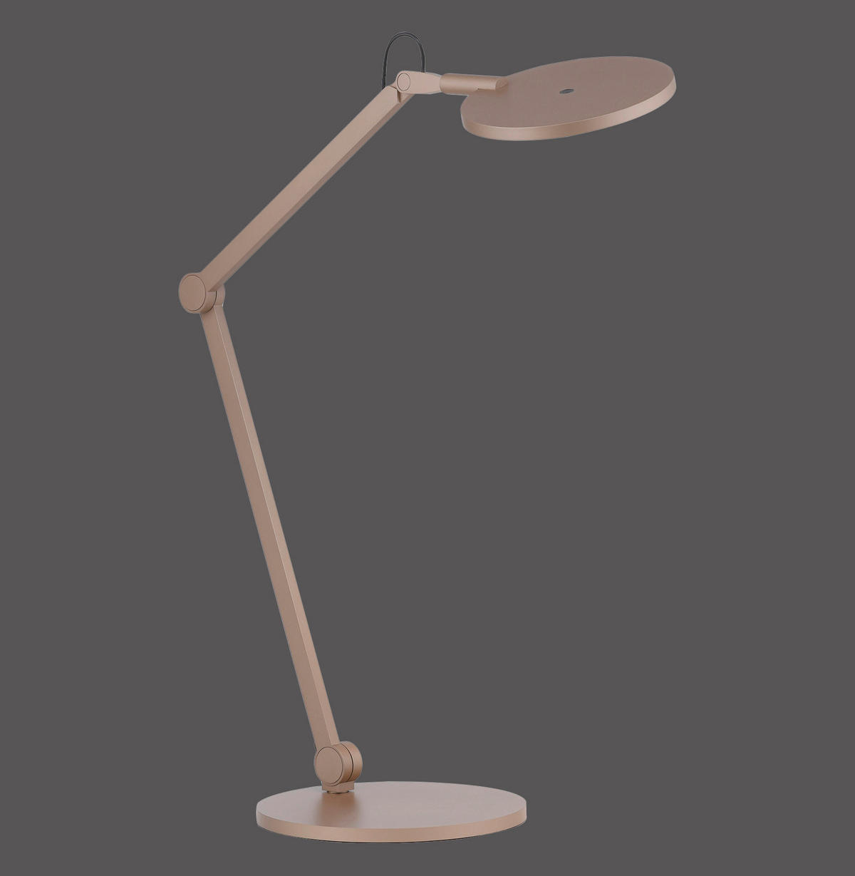 LED-TISCHLEUCHTE 90/23/85 cm  - Bronzefarben, Design, Kunststoff/Metall (90/23/85cm) - Neuhaus PURE