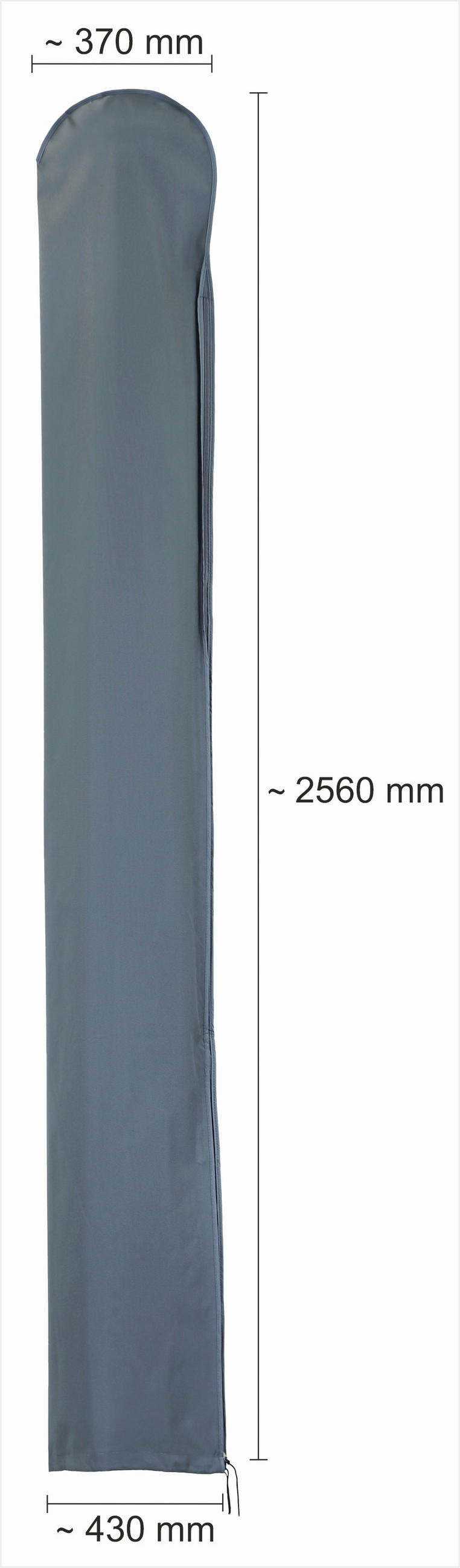 SONNENSCHIRM  - Anthrazit, Basics (43/256/37cm) - Schneider