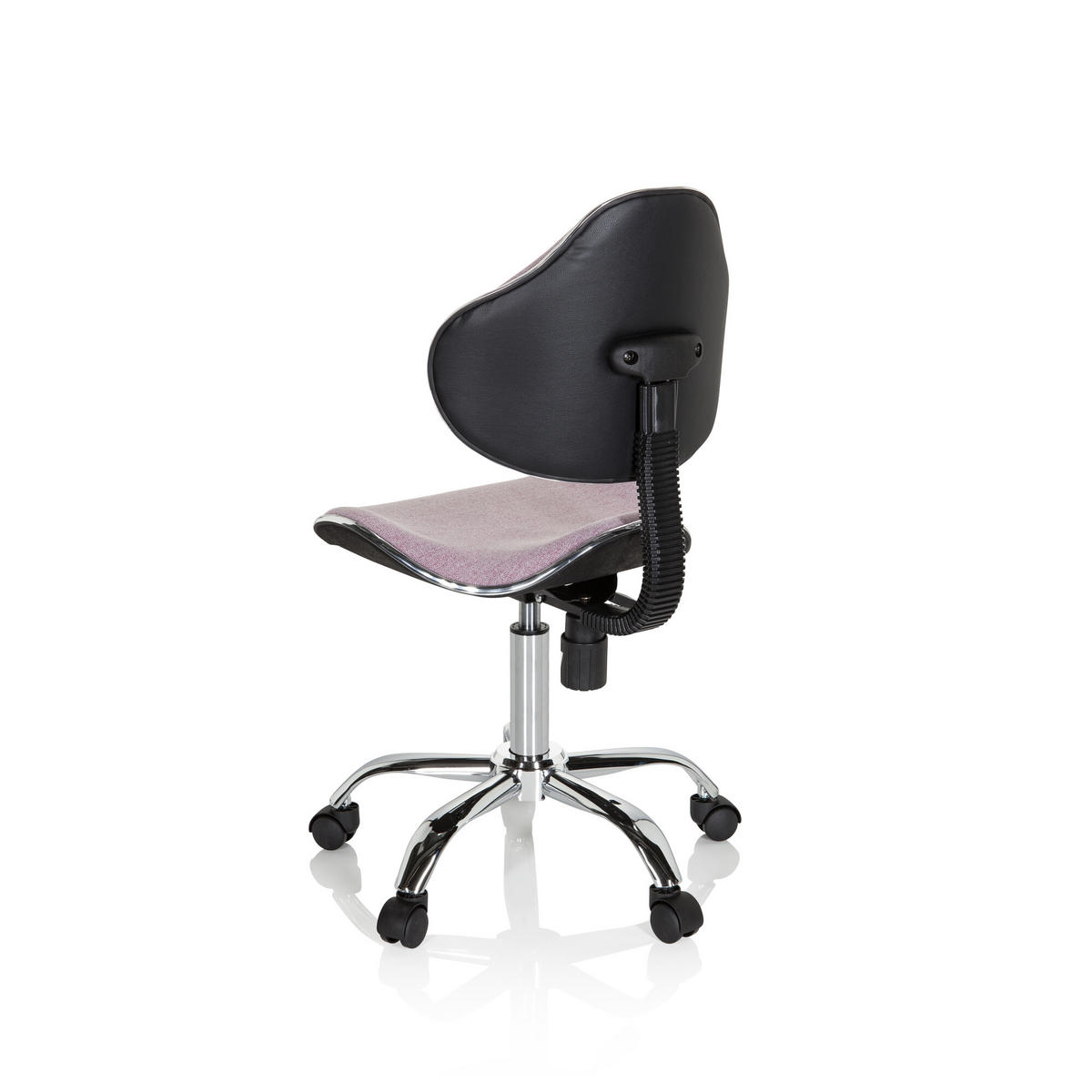 OTOČNÁ ŽIDLE PRO MLÁDEŽ, růžová - růžová, Basics, plast (47/87-98/49cm) - MID.YOU