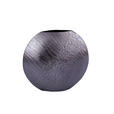 VASE 22 cm  - Graphitfarben, Design, Metall (25/10/25cm) - Ambia Home