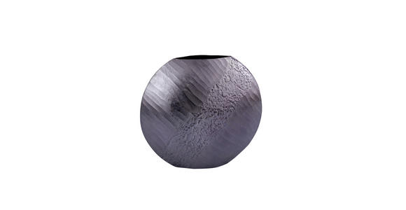 VASE 22 cm  - Graphitfarben, Design, Metall (25/10/25cm) - Ambia Home