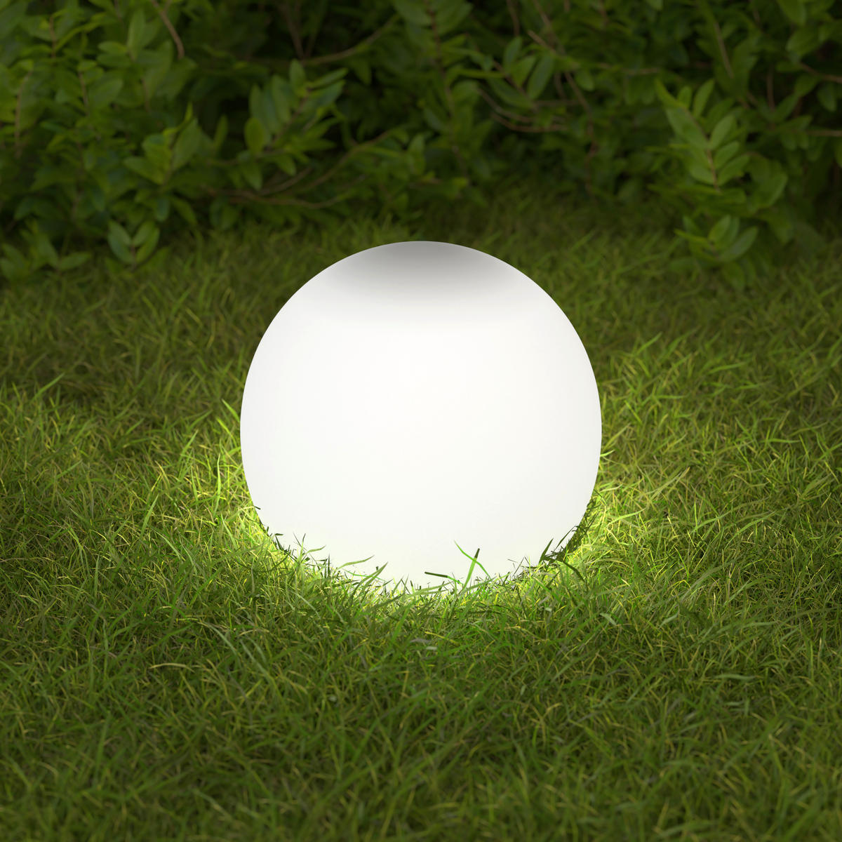 SOLARLEUCHTE  - Weiß, Basics, Kunststoff (20+25+30cm) - Ambia Garden