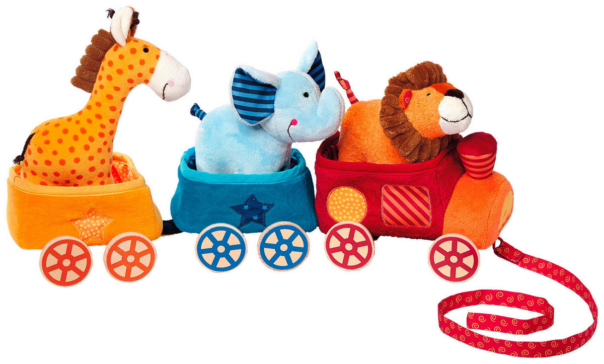 ZIEHFIGUR - Blau/Rot, Basics, Holz/Textil (45/25/14cm) - Sigikid