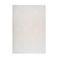 FLACHWEBETEPPICH 160/230 cm Monroe 225 Weiß Weiß  - Weiß, KONVENTIONELL, Kunststoff/Textil (160/230cm)