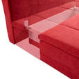 BOXSPRINGSOFA Flachgewebe Naturfarben  - Chromfarben/Naturfarben, Design, Textil/Metall (200/93/107cm) - Novel