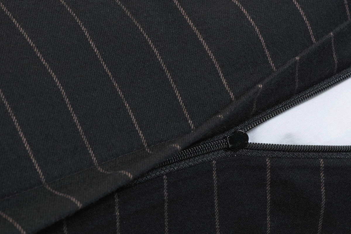 BETTWÄSCHE 3-teilig JOOP! SOFT STRIPES Jersey 200/200 cm  - Braun, Basics, Textil (200/200cm) - Joop!