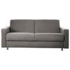 SCHLAFSOFA in Flachgewebe Grau  - Chromfarben/Grau, Design, Textil/Metall (195/84/100cm) - Bali