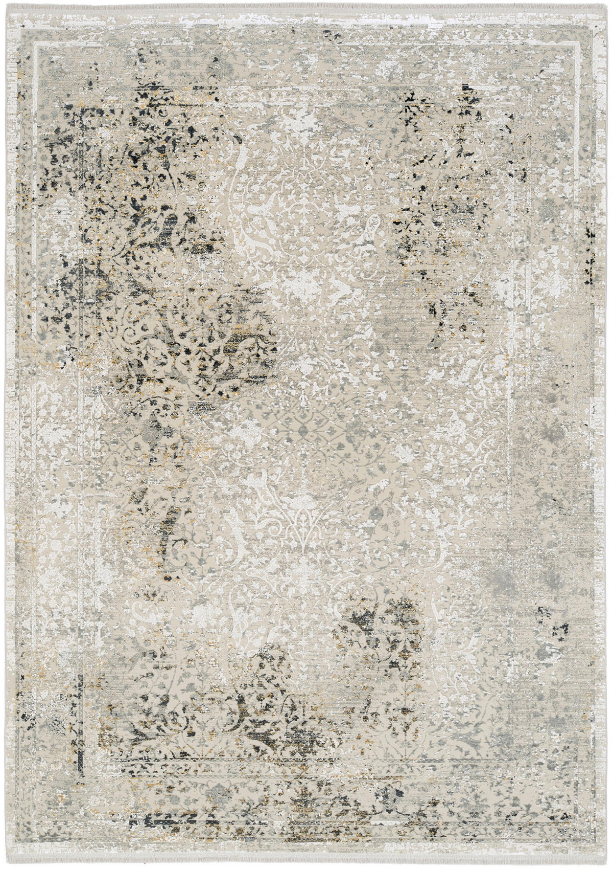 VINTAGE-TEPPICH 240/340 cm Elba Grau  - Grau, Design, Textil (240/340cm) - Dieter Knoll