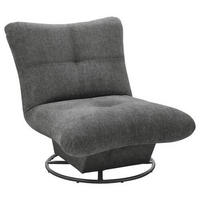 FÅTÖLJ i textil grafitfärgad  - grafitfärgad/svart, Klassisk, metall/textil (96/75/93cm) - MID.YOU